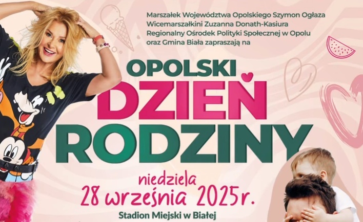 Opolski Dzień Rodziny 2025 w Białej koncerty Majki Jeżowskiej i Kordiana z zespołem