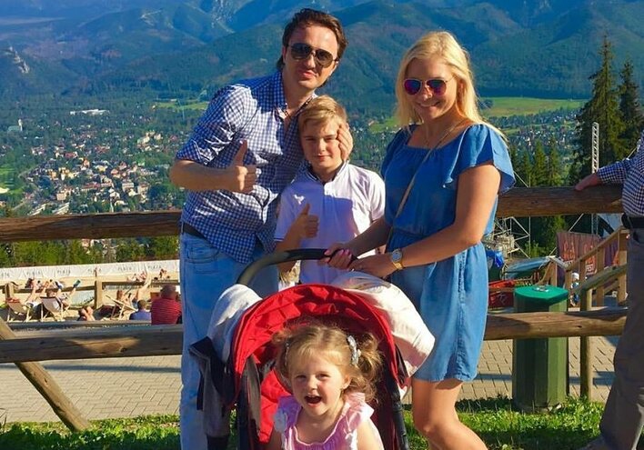 Patryk Pegza wyjechał z rodziną na urlop. Zwiedzają Zakopane!