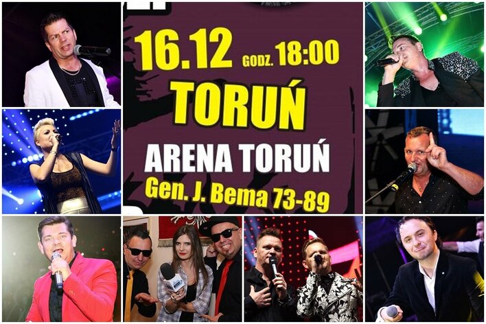 Plejada gwiazd na Gali Disco Polo w Toruniu - zapraszamy 16 grudnia