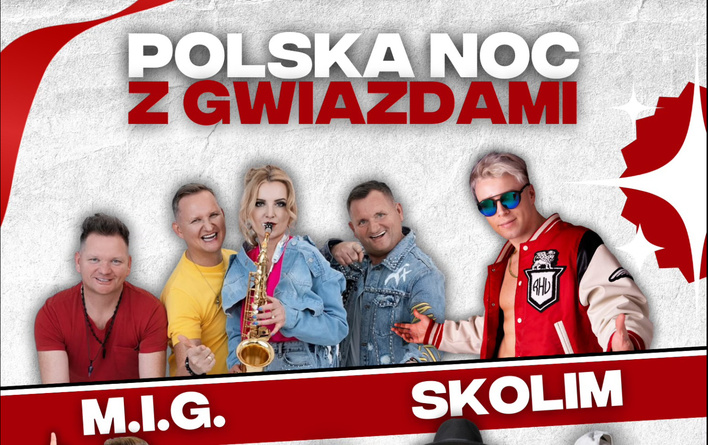 Polska noc w USA z gwiazdami z udziałem Skolima, Zenka, Boys i Mig