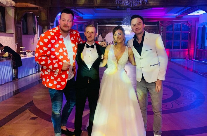 Formacja After Party dała niezwykłe show na weselu Patrycji i Dawida! Tego nikt się nie spodziewał!