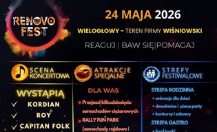 Renovo Fest 2026 w Wielogłowach z udziałem Kordiana i Roya, Capitan Folk!