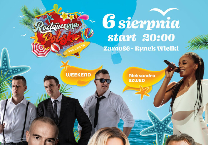 Roztańczona Polska 2023 w Myślenicach w niedzielę 13 sierpnia! Kto wystąpi?