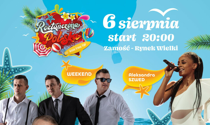 Roztańczona Polska 2023 w Zamościu! Wiemy kto wystąpi!