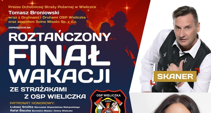 Roztańczony finał wakacji 2025 w Wieliczce – koncerty Honoraty Skarbek, Mezo i zespołu Skaner