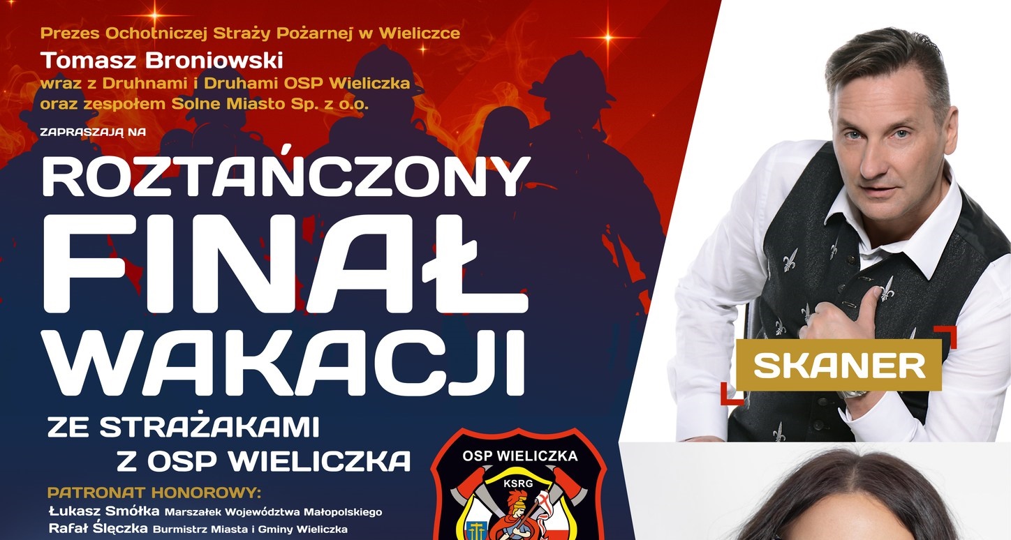 Roztańczony finał wakacji 2025 w Wieliczce – koncerty Honoraty Skarbek, Mezo i zespołu Skaner