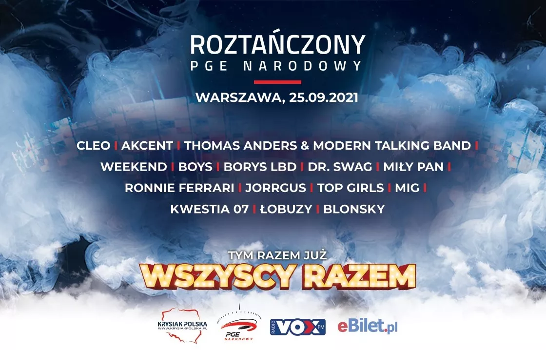 Roztańczony PGE Narodowy 2021 ! Na scenie cała plejada gwiazd disco polo! Lista wykonawców, transmisja LIVE!