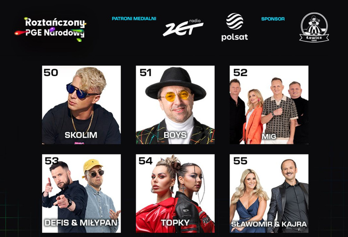 Roztańczony PGE Narodowy 2025 bilety ceny i rodzaje wejściówek