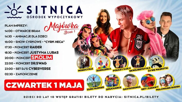 Sitnica szykuje wyjątkową majówkę 2025! Będzie król latino Skolim i gwiazdy disco polo