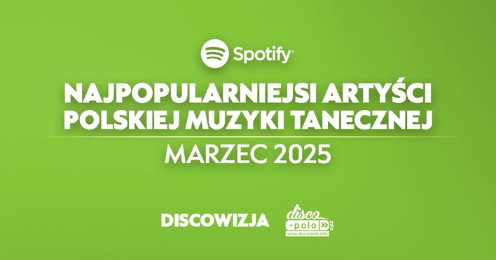 Giganci disco polo na Spotify! Ranking top 10 artystów marca 2025 zaskakuje

