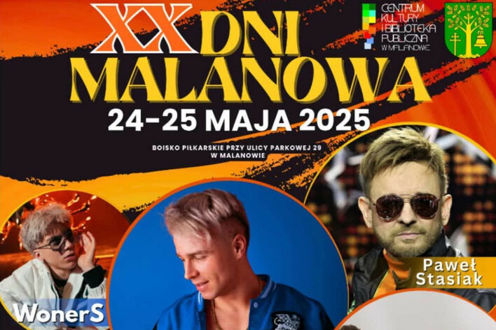 Skolim, Mig i WonerS wystąpią podczas XX Dni Malanowa 2025 – największe gwiazdy disco polo na jednej scenie!

