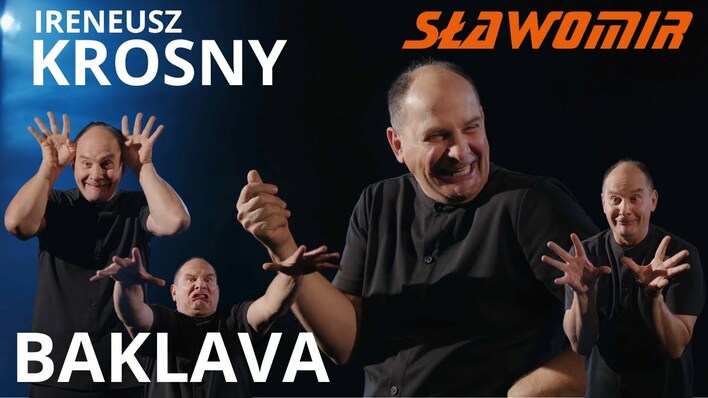 Sławomir zaskakuje premierą „Baklava”! W teledysku pojawia się Ireneusz Krosny!
