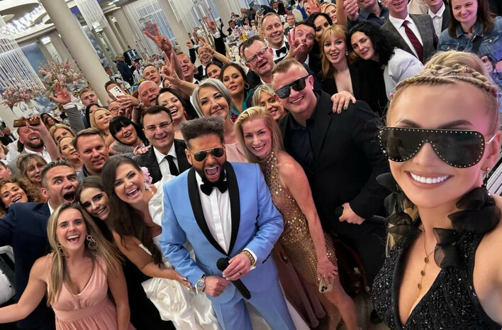 Ślub za ponad milion złotych! Joanna i Dawid Narożni błyszczą na ślubie Krzysztofa i Mai Rutkowskich! 