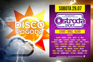 Sobotnia DiscoPogoda na Festiwal w Ostródzie