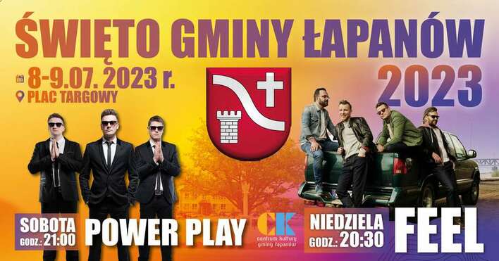 Święto Gminy Łapanów: Power Play i FEEL na scenie