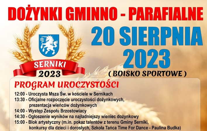 Gwiazdy disco polo na Święcie Plonów Gminy Serniki! Na scenie m.in. Top Girls i News!