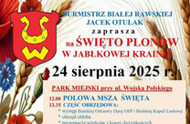 Święto plonów w Jabłkowej Krainie 2025 z koncertami Skolima, Topky i zespołu Bayera