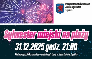 Sylwester miejski na plaży w Świnoujściu z zespołem Daj To Głośniej i DJ Adamusem