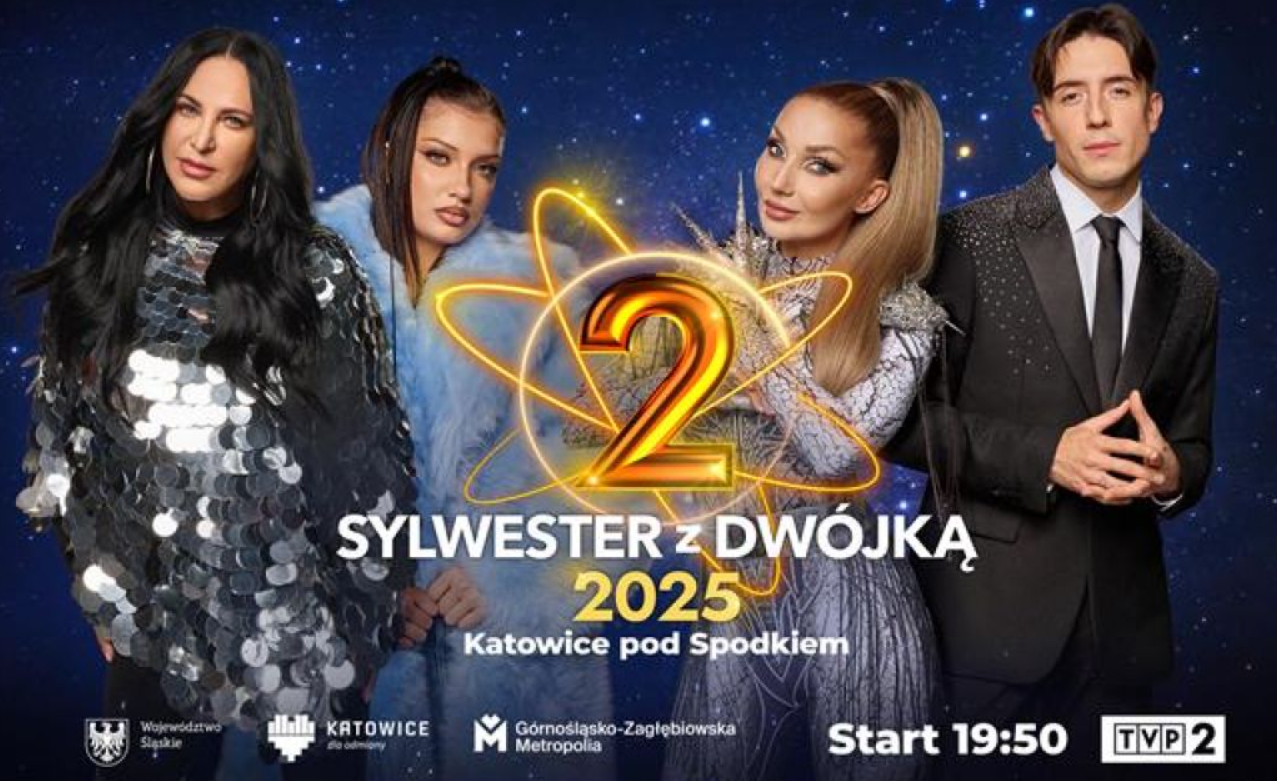Sylwester z Dwójką 2025 w Katowicach! Kto wystąpi? Czy będzie disco polo?