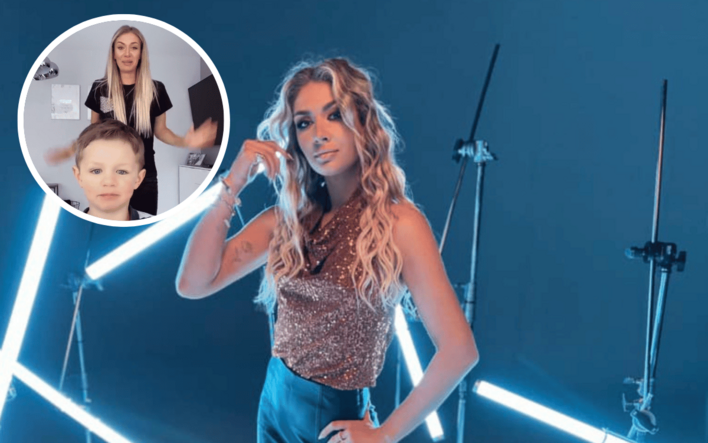 Synek gwiazdy disco polo w wyjątkowym nagraniu z mamą! Stasiek i Małgosia Główka Camasutra podbijają internet