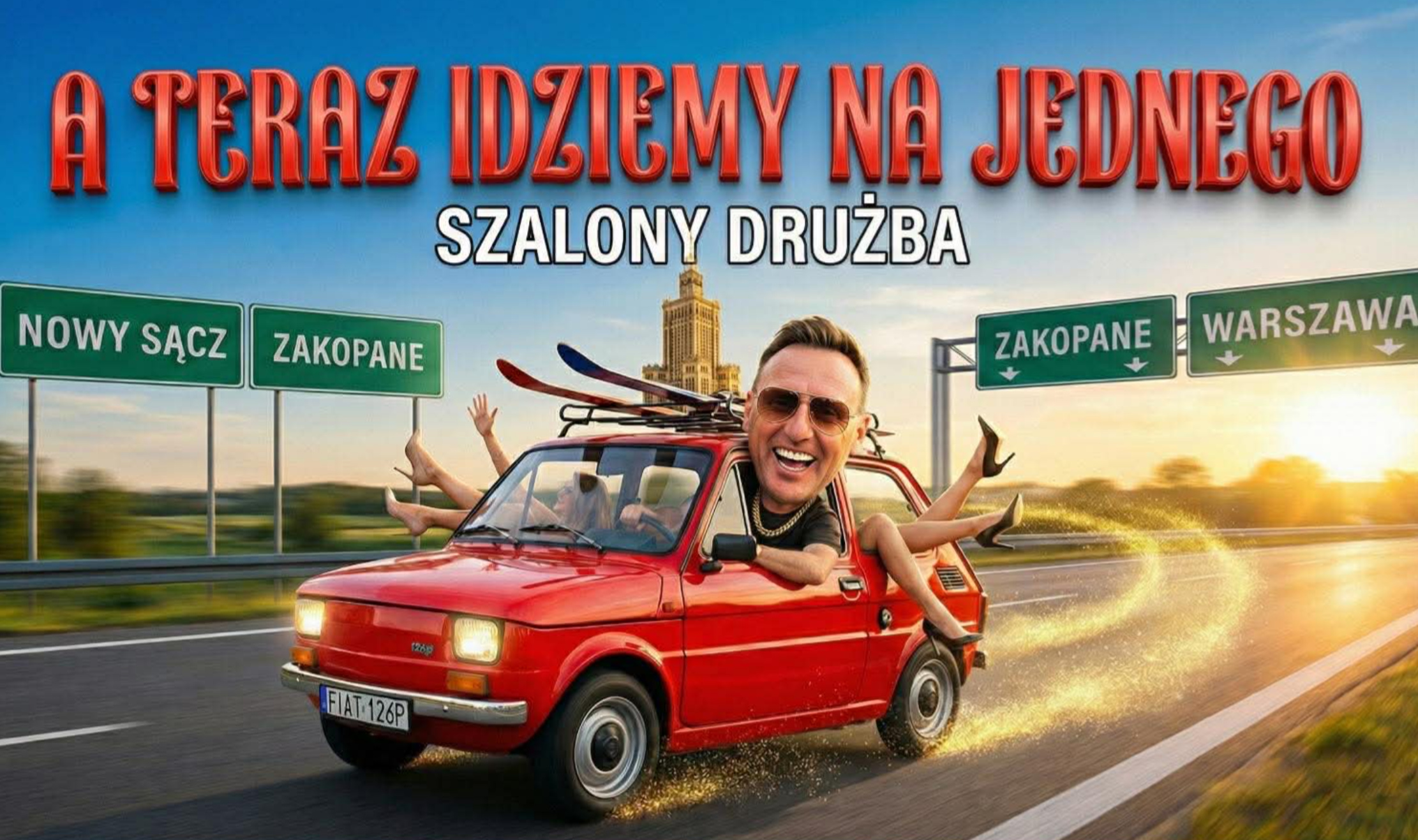 Szalony Drużba z taneczną bombą „A teraz idziemy na jednego”.