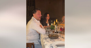 Tak gwiazdy disco polo bawią się w Gruzji! Marcin Miller Boys, Jurek Szuj Jorrgus oraz Dominik Bajorek tak śpiewają przy kolacji! | VIDEO