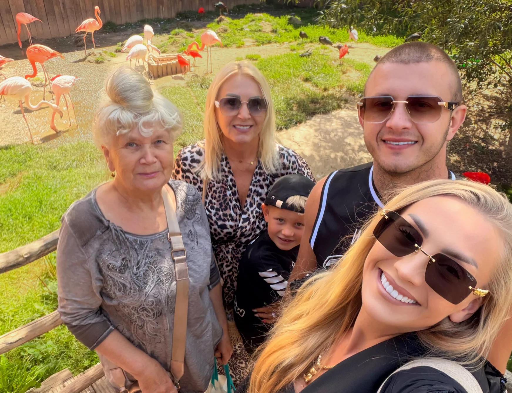 Tak wyglądał wolny dzień Narożnych. Joanna Narożna zabrała Dawida, Marcelka i mamy na wypad do zoo