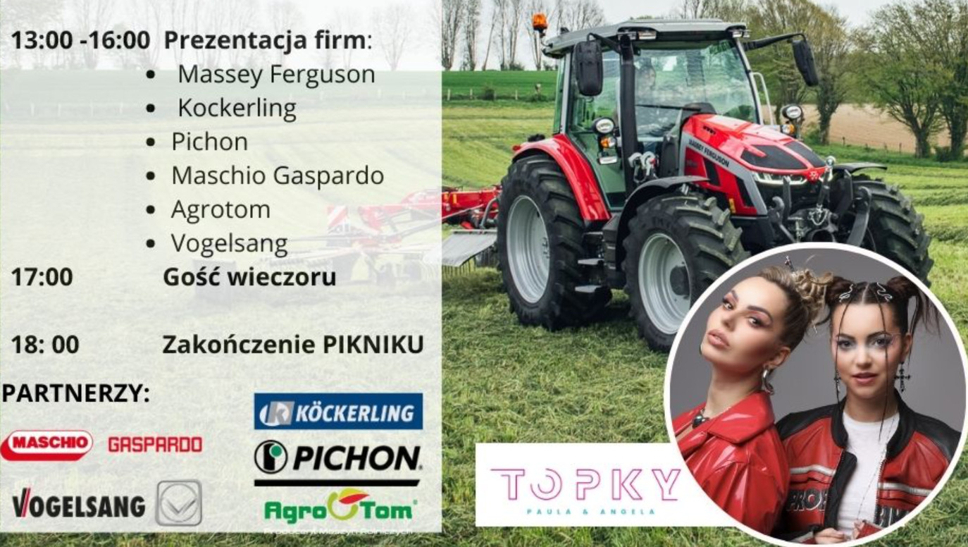 Topky wystąpią w Łosicach! Piknik Wokas Agro już 18 maja 2025 roku

