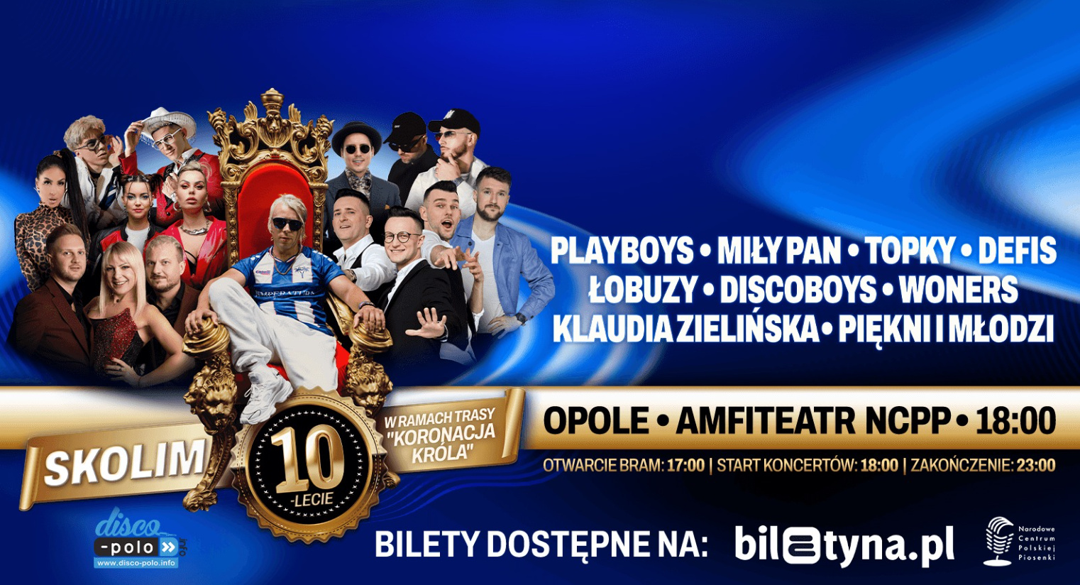 Wakacyjny koncert gwiazd 2026 w Opolu. Druga pula biletów już dostępna!