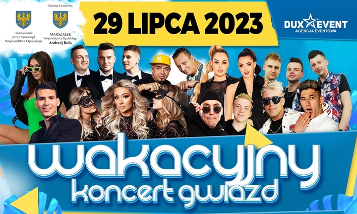 Wakacyjny Koncert Gwiazd Opole 2023 - Muzyczne Święto Disco Polo już 29 lipca! Zobacz kto wystąpi