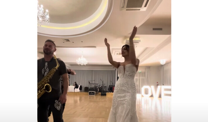 Zobacz wesele gwiazdy disco polo Justyny Lubas! Tak bawili się goście w rytm hitu „Kieliszki do góry„ w wykonaniu Magik Band | VIDEO