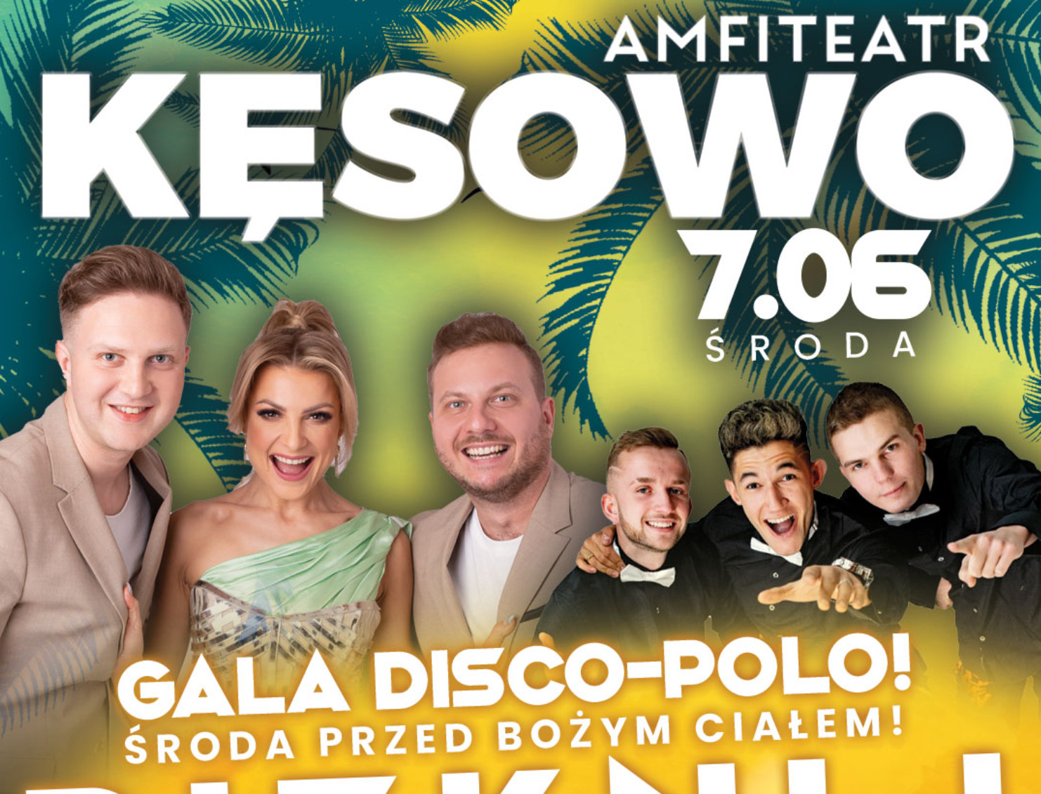 Wielka Gala Disco Polo w Kęsowie 2023 - zagrają DiscoBoys oraz Piękni i Młodzi
