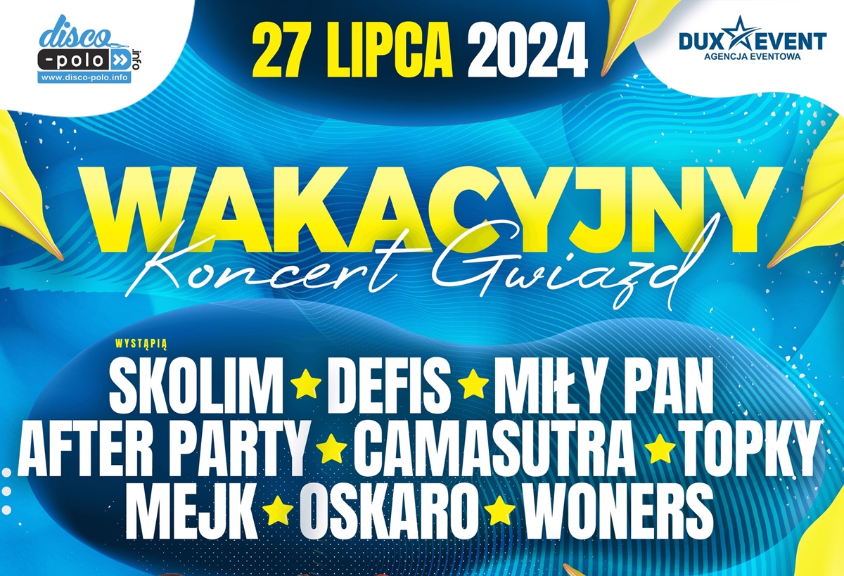 Wielka Impreza Disco Polo w Opolu! Kto Wystąpi na Wakacyjnym Koncercie Gwiazd 2024?
