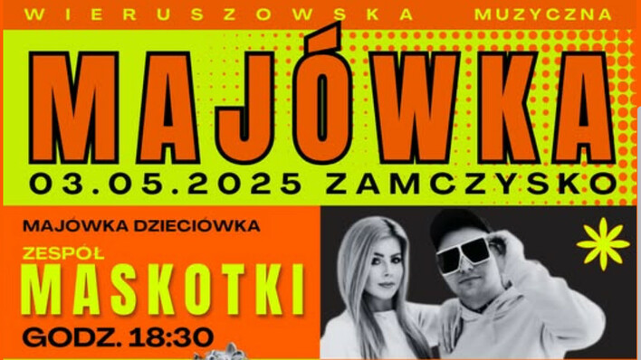 Wieruszowska Majówka 2025 z Maskotki, Topky i Kleszczem!