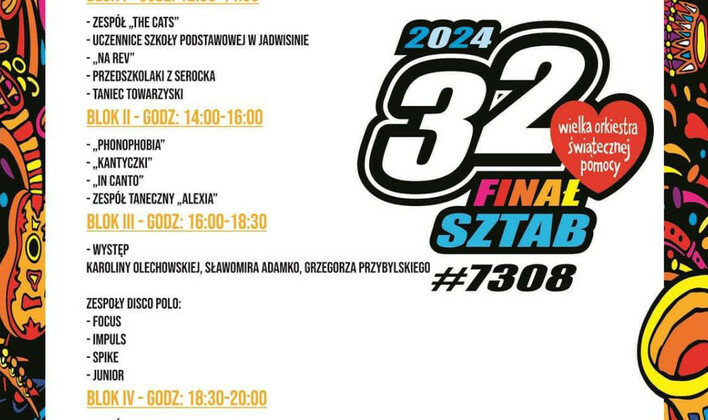 WOŚP - Jadwisin - wielka impreza disco polo kto wystąpi 28 stycznia?