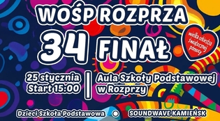 WOŚP Rozprza 2026. Kto wystąpi podczas 34 finału i o której zaczyna się wydarzenie