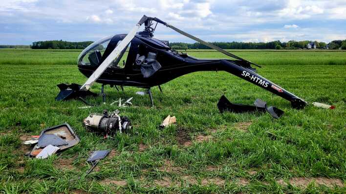 Katastrofa śmigłowca na Mazowszu! Skolim był w powietrzu – policja zabrała głos, internauci wstrzymali oddech: 'To jego maszyna?!