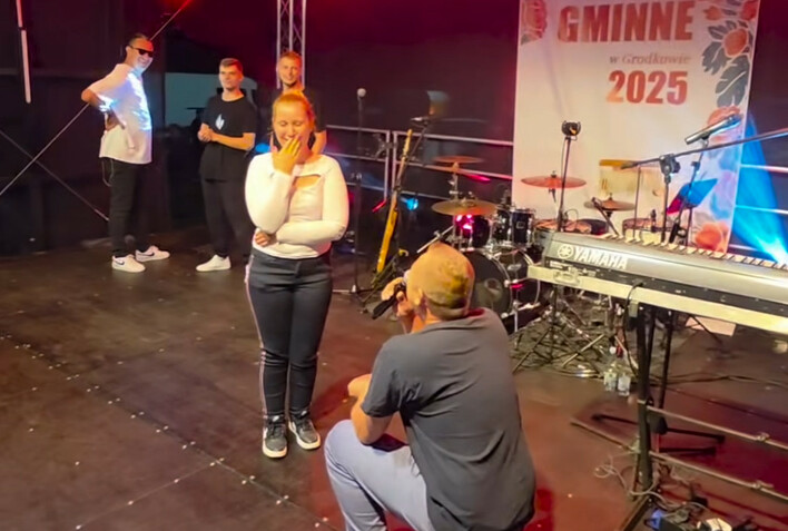 Zaręczyny na koncercie Long & Junior! Kamil zaskoczył wszystkich na scenie | VIDEO