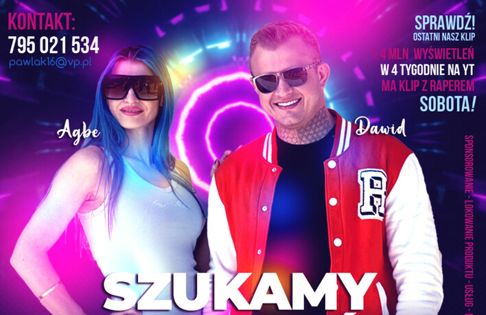 Zareklamuj się w nowym teledysku! Dawid Narożny i AGBE: Szalona produkcja już niebawem!