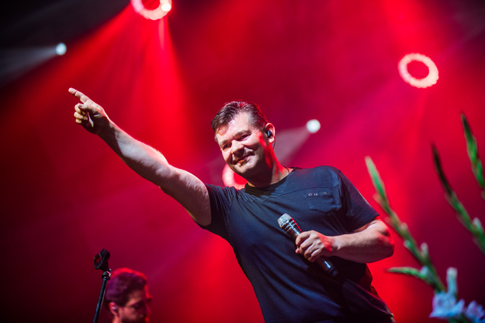 Zenon Martyniuk na Dożynkach Gminnych w Bałtowie