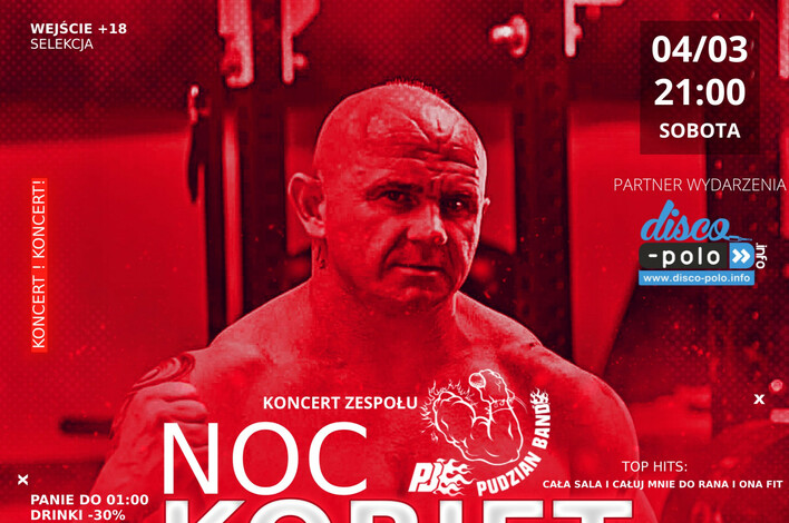 Pudzianowski zagra dla kobiet! Szykuje się gorąca impreza! Wydarzenie tylko dla dorosłych!