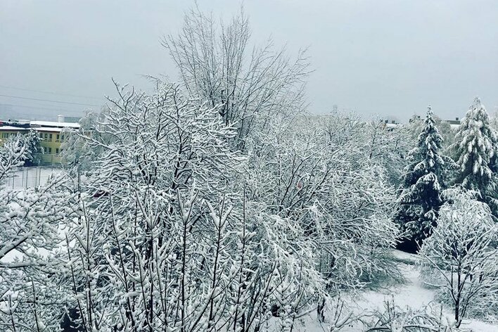 Zgadnijcie, który artysta ma taki widok za oknem. A Wy, jakie macie? Wklejcie zdjęcie w komentarzu