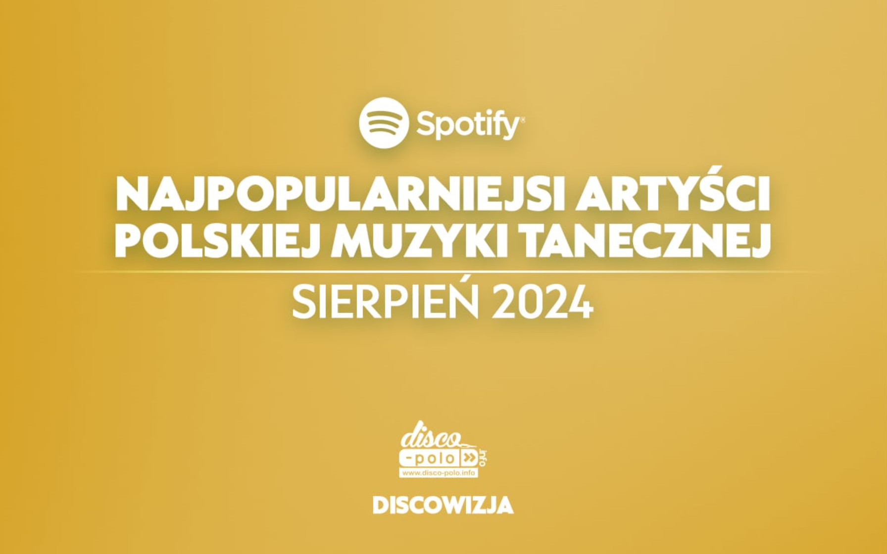 Znasz Ich?! TO najpopularniejsi polscy wykonawcy DISCO POLO - Spotify - Sierpień 2024!