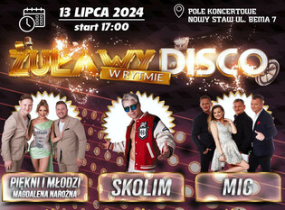 Żuławy w Rytmie Disco 2024 – Wielkie Gwiazdy Disco Polo w Nowym Stawie!
