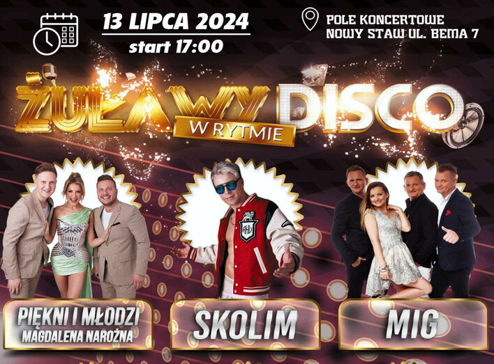 Żuławy w Rytmie Disco 2024 – Wielkie Gwiazdy Disco Polo w Nowym Stawie!
