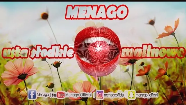 MENAGO - Usta Słodkie Malinowe