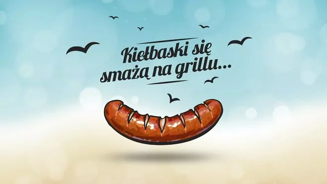 Denis - Kiełbaski się smażą na grillu