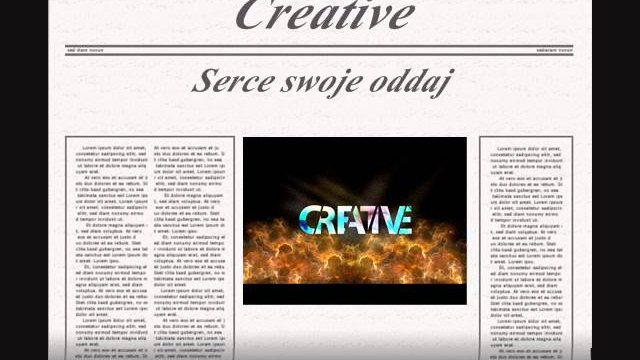 Creative - Serce swoje oddaj