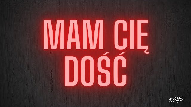 Arek Kopaczewski - Mam Cię dość 